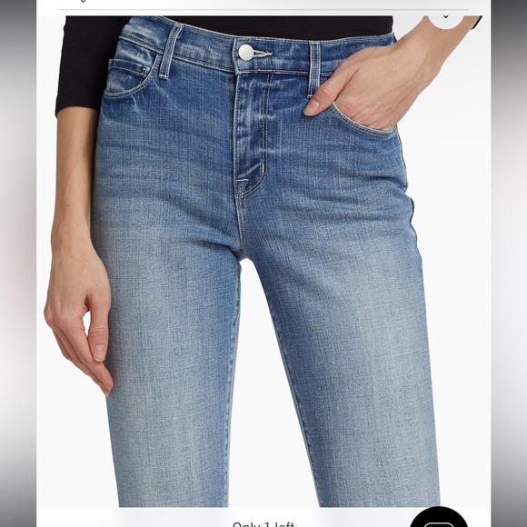 L’AGENCE Sada High-Rise Slim Crop Jeans size 28 - Picture 6 of 12